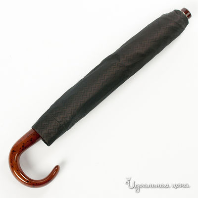 Зонт складной Moschino мужской, цвет темно-коричневый