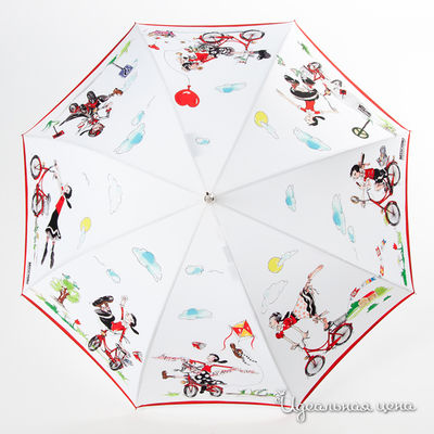 Зонт Moschino аксессуары, цвет цвет белый