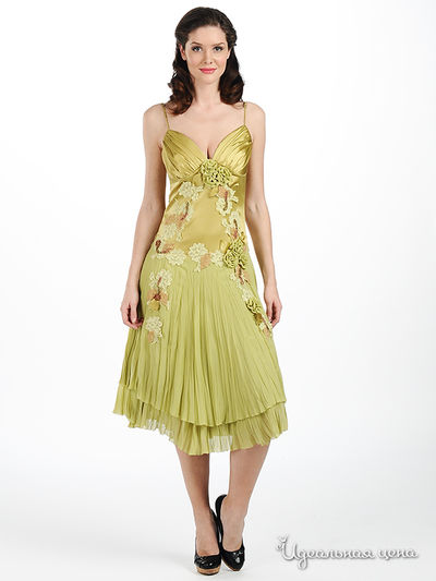 Платье Мультибренд, цвет цвет салатовый