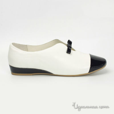Туфли Cardinali женские, цвет белый / черный