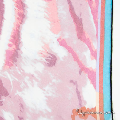 Платок Krizia женский, цвет розовый / голубой