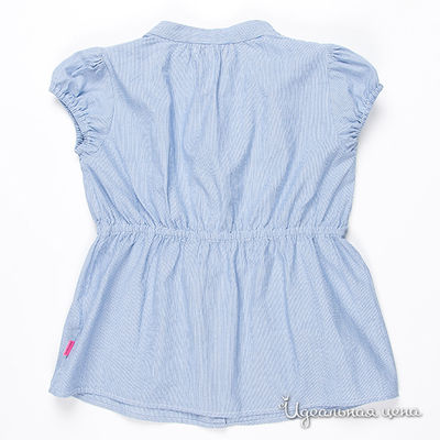 Блузка Petit Patapon для девочки, цвет голубой