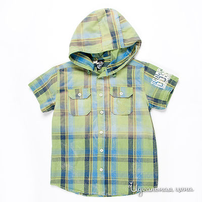 Рубашка Scorpion bay для мальчика, цвет зеленый / синий
