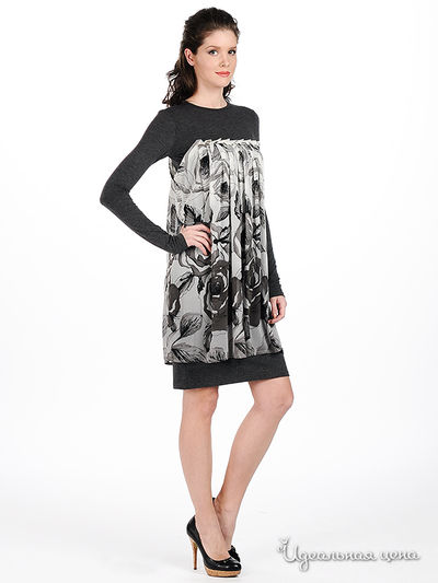 Платье Sysoev женское, цвет серый