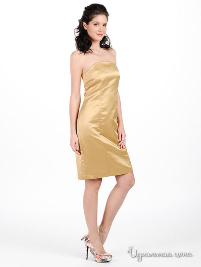 Платье Sysoev женское, цвет золотистый