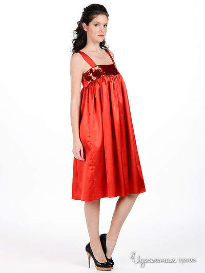 Платье Sysoev женское, цвет красный