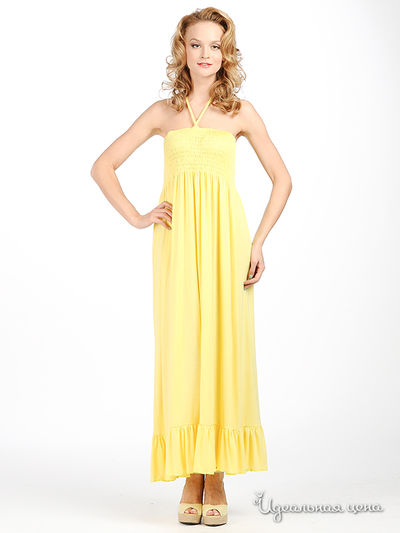 Платье India Boutique, цвет цвет желтый