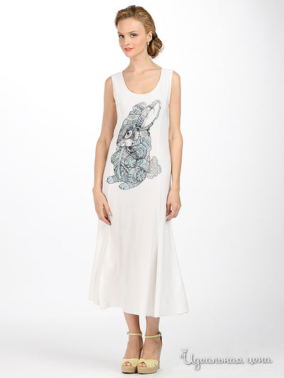 Платье Kseniya Knyazeva, цвет цвет белый