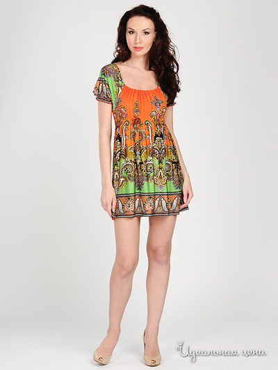 Платье Турецкий шик, цвет цвет оранжевый