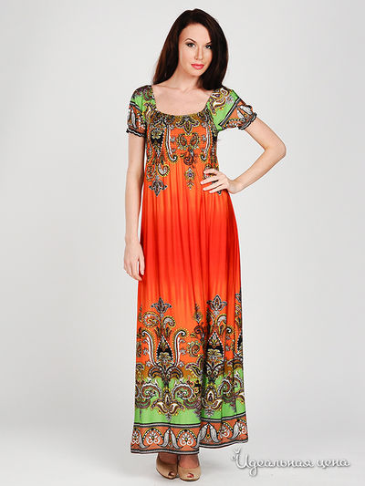 Платье Турецкий шик, цвет цвет оранжевый