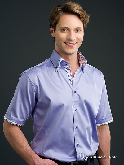 Рубашка Jess France мужская, цвет лиловый