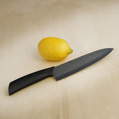 Кухонный нож керамический Шеф 175 мм черный