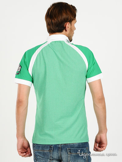 Футболка-поло BlYO3 мужская, цвет зеленый