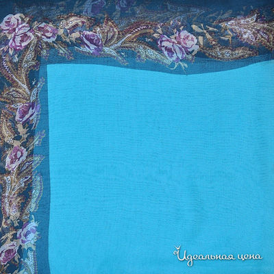 Платок Farfalla Seta, цвет цвет голубой