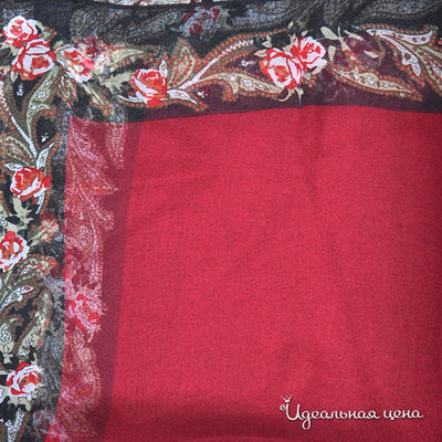 Платок Farfalla Seta женский, цвет бордовый