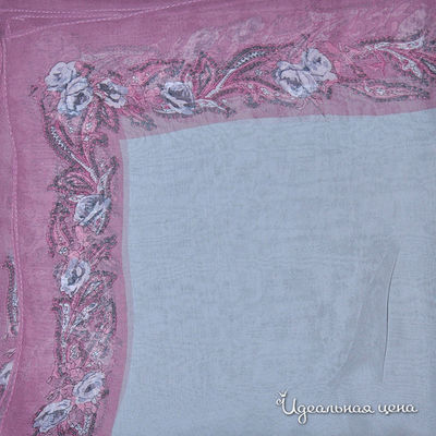 Платок Farfalla Seta, цвет цвет серо-розовый