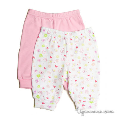 Комплект штанишек Spasilk для девочки, цвет розовый, 2 шт.