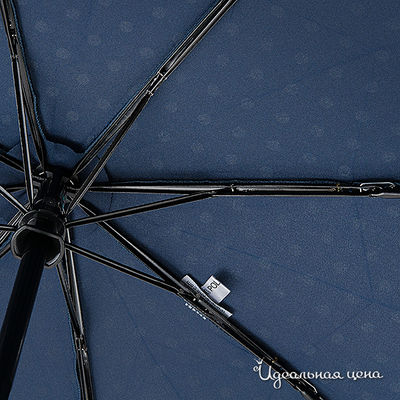 Зонт Moschino, синий с рюшей