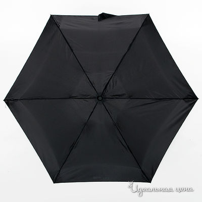 Зонт в 5 сложений Isotoner &quot;механический&quot; мужской, цвет черный