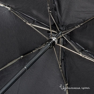 Зонт в 5 сложений Isotoner &quot;механический&quot; мужской, цвет черный