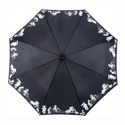 Зонт Isotoner &quot;полуавтоматический&quot; унисекс, цвет черный