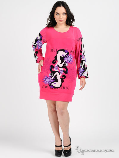Платье Anastasia Tchir, цвет цвет розовый