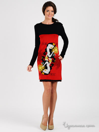 Платье Anastasia Tchir, цвет цвет красный / черный