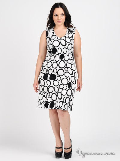 Платье Valeria Lux, цвет цвет белый / черный