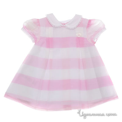Платье Tutto piccolo, цвет цвет белый / розовый