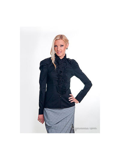 Блузка Alisa fashion, цвет цвет черный