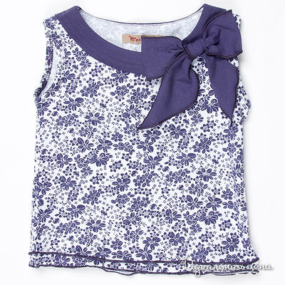 Блузка Mirdada, цвет цвет фиолетовый / белый