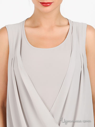 Блузка Quattro женская, цвет светло-серый