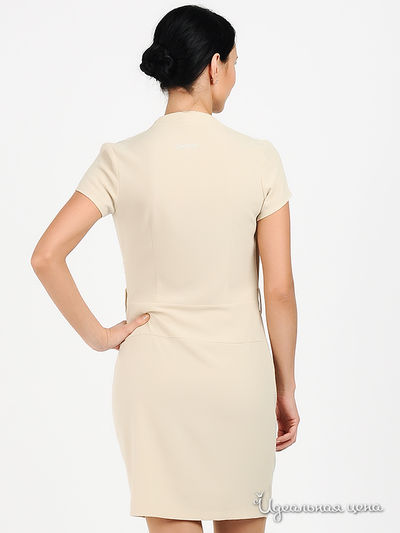 Платье Quattro женское, цвет светло-бежевый