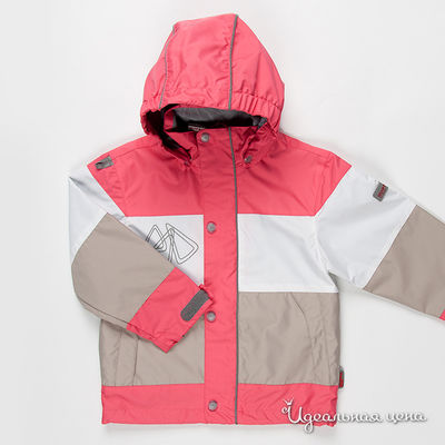 Куртка Huppa, цвет цвет коралловый / бежевый / белый