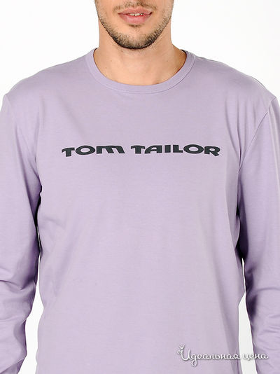 Лонгслив Tom Tailor мужской, цвет сиреневый