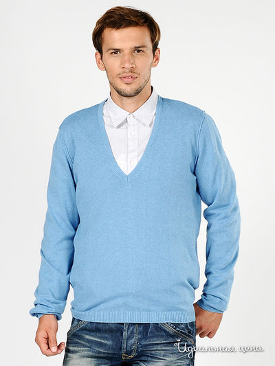 Пуловер Tom Tailor, цвет цвет голубой