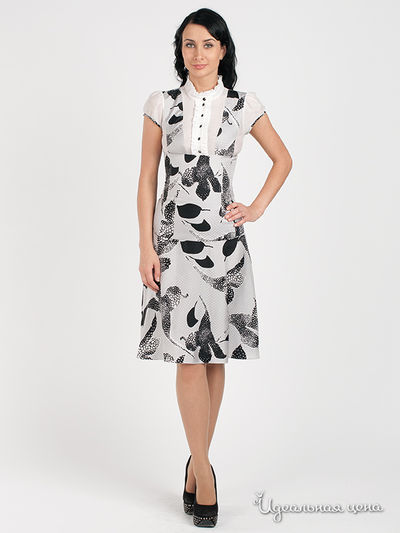 Платье Maria Rybalchenko, цвет цвет белый / серый / черный