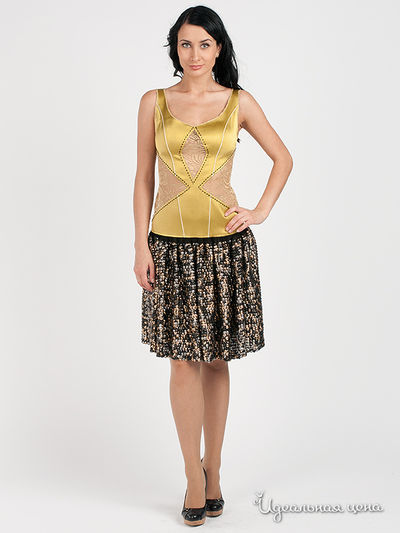 Платье Maria Rybalchenko, цвет цвет золотистый / черный
