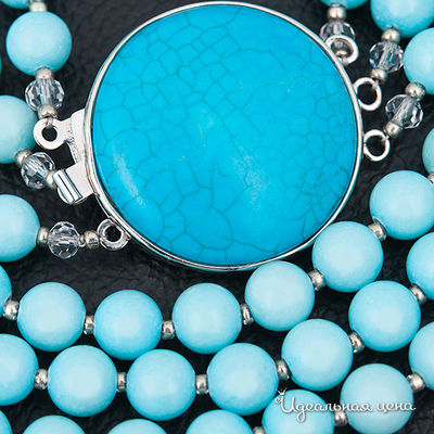 Ожерелье Bourgeoisie женское, голубой агат