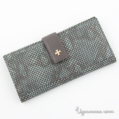 Бумажник Vasheron, цвет цвет серый / салатовый