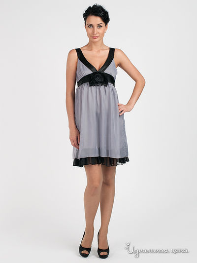 Платье Lily&Vera Mont, цвет цвет серый / черный