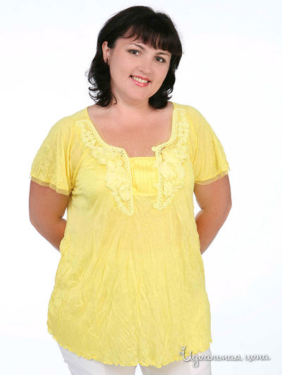 Блуза Зар-Стиль, цвет цвет желтый