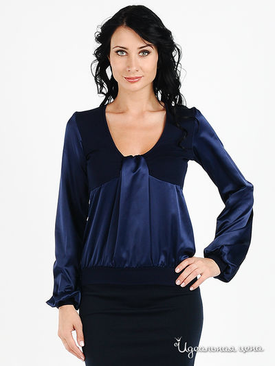 Блуза Mirella Sole, цвет цвет синий
