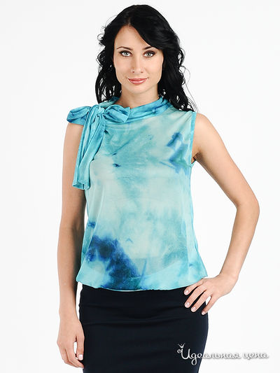 Блуза Mirella Sole, цвет цвет бирюзовый