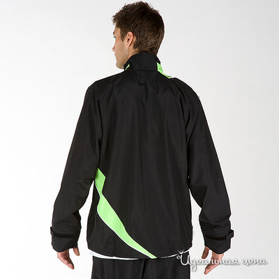 Куртка Adidas мужская, цвет черный / зеленый