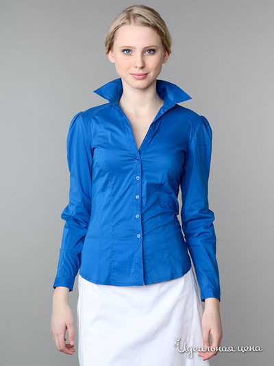 Блуза Pompa, цвет цвет голубой