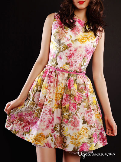 Платье Fedel, цвет принт цветы