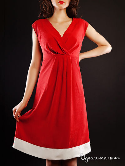 Платье Fedel, цвет цвет красный / белый