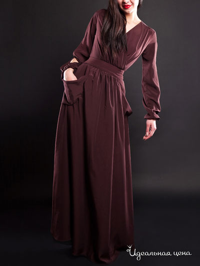 Платье Fedel, цвет цвет темно-коричневый