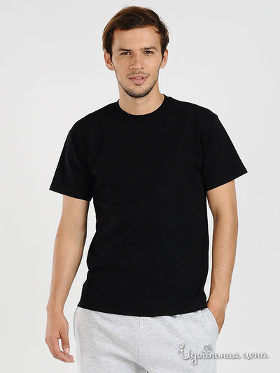 Набор футболок Fruit of the Loom мужской, цвет черный, 2 шт.